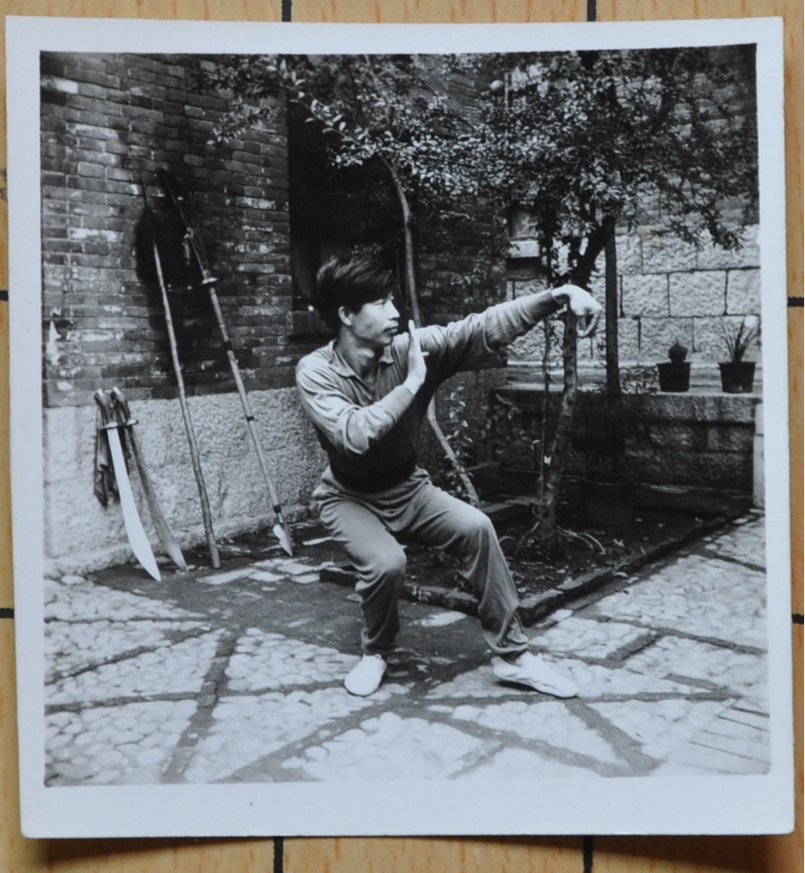 杨教授年轻时练武照片 1